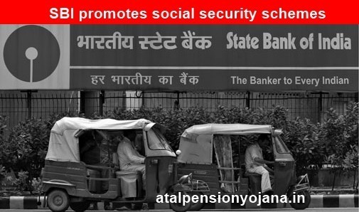 SBI promotes social security schemes