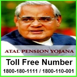Toll Free Numbers for Atal Pension Yojana
